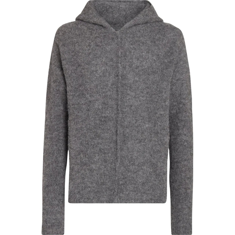 Thom Krom  Knit sweater with hood grau