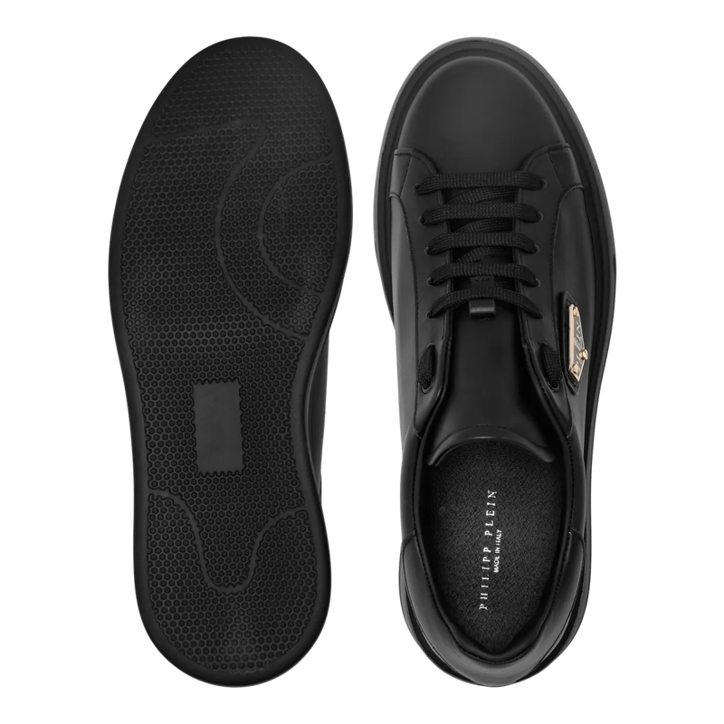Philipp Plein Low-Top-Sneaker Lo-Top Turnschuhe Titan schwarz(Image 4)