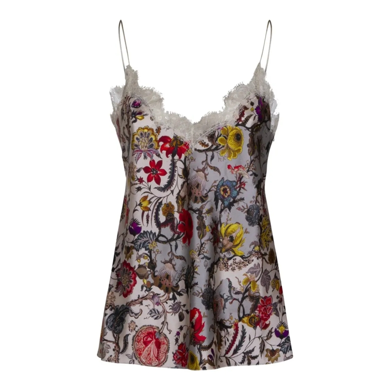 Roberto Cavalli Blouse Classic Beige Top With Smooth Texture Multicolor