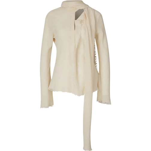 Acne Studios Blusen Crepe Scarf Blouse gelb