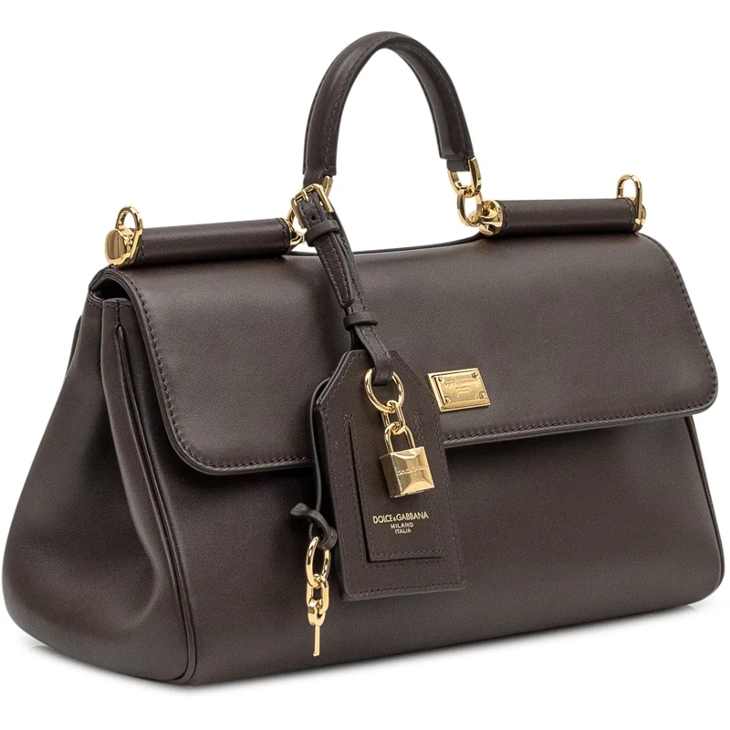 Dolce&Gabbana Tote Dolce & Gabbana Borsa Lux Ottone Vintage in Pelle braun(Image 3)