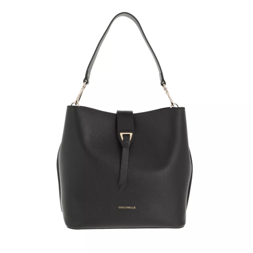 Coccinelle Alba Handbag Bottalatino Leather Noir Bucket Bag