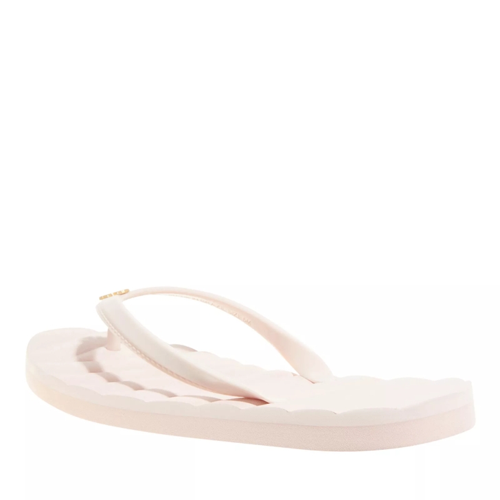 Tory burch white flip hot sale flops