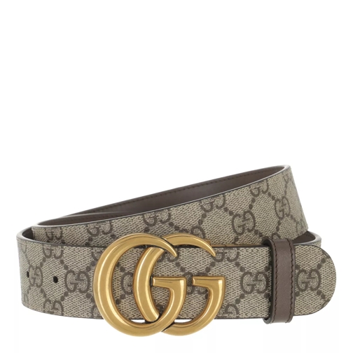 Gucci GG Marmont Reversible Belt Leather Beige Ebony/New Acero Wendegürtel