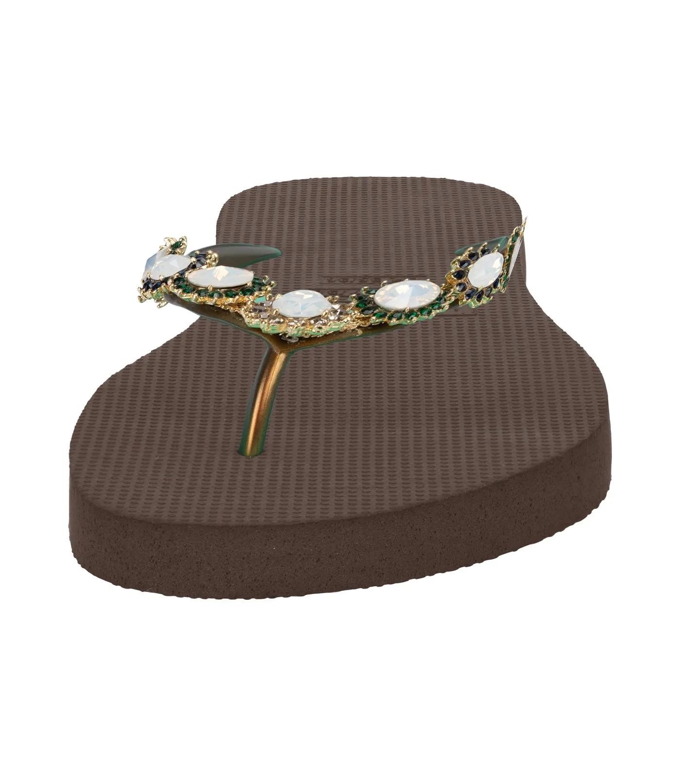 Thumbnail - UZURII Slipper & Pantoletten - Pantoffeln Pantoffel Boo Boo - Gr. 41,5 (EU) - in Braun - für Damen