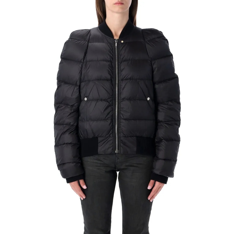 Rick Owens Bomberjacke Black Padded Bomber Jacket Black