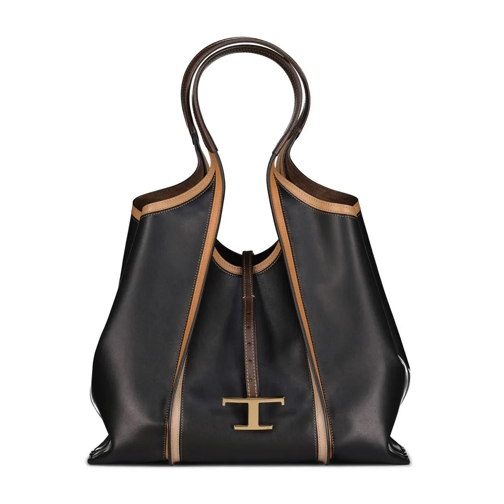 Tod's Tricolor Timeless Shopping Tasche Schwarz Crossbody Bag