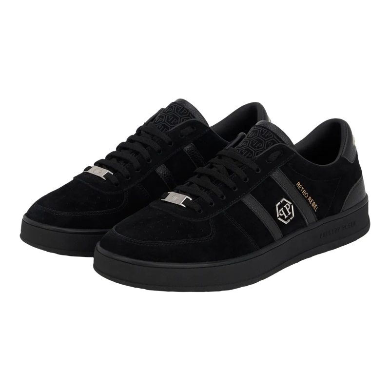 Philipp Plein Low-Top-Sneaker Low-Top Sneakers Retro Rebel schwarz