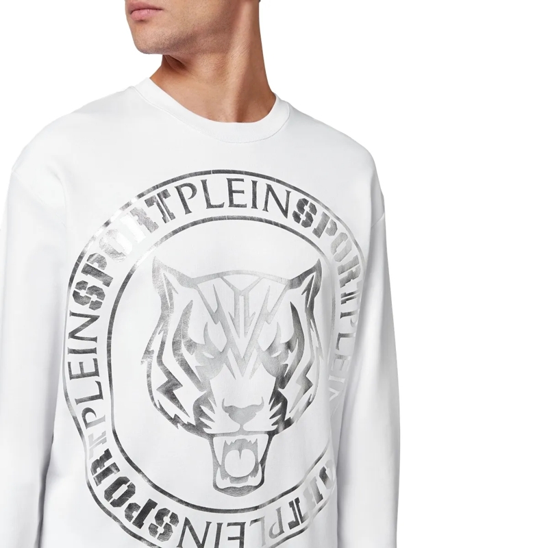 Plein Sport Top Sweatshirt Tiger weiss(Image 5)
