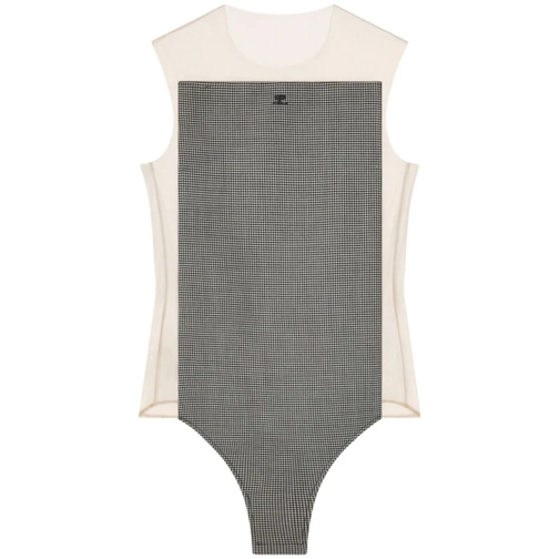 Courrèges  Frame Illusion Bodysuit Neutrals