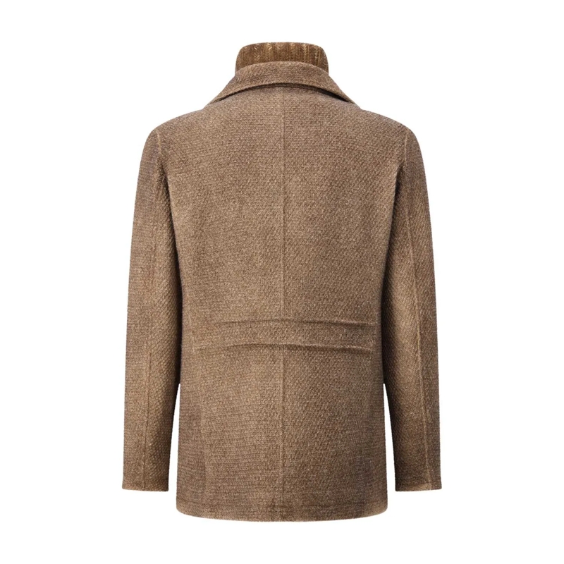 Gimo's Manteau de transition Kurzmantel aus Wolle braun