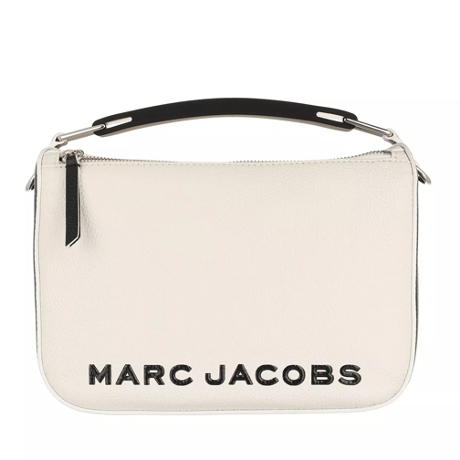 Marc Jacobs The Colorblock Softbox Crossbody White Rymlig shoppingväska