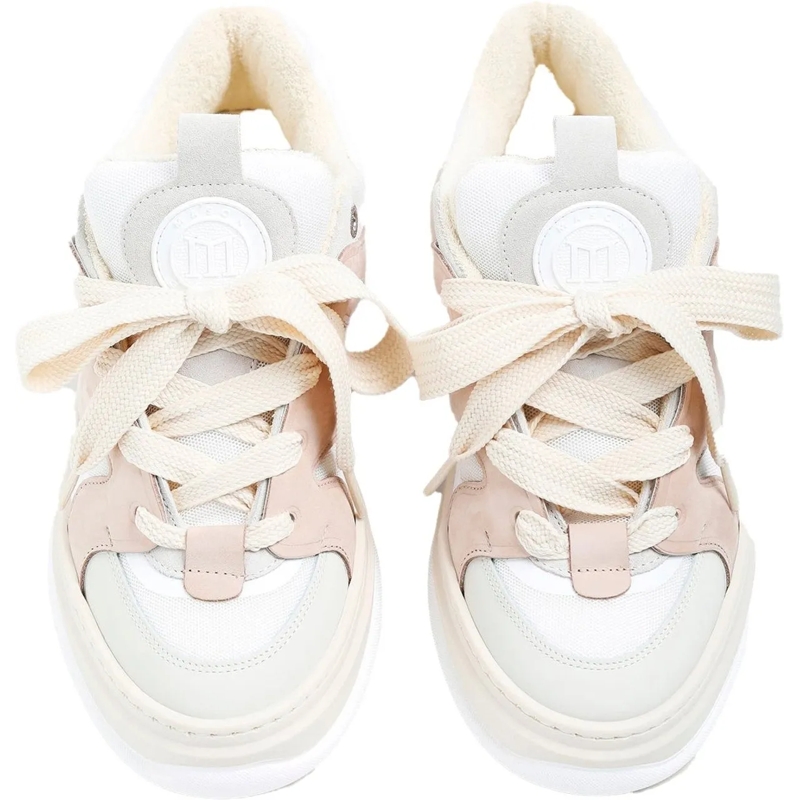 Mason Garments Low-Top-Sneaker Heren Venice Movimento Sneaker Wit weiß(Image 14)