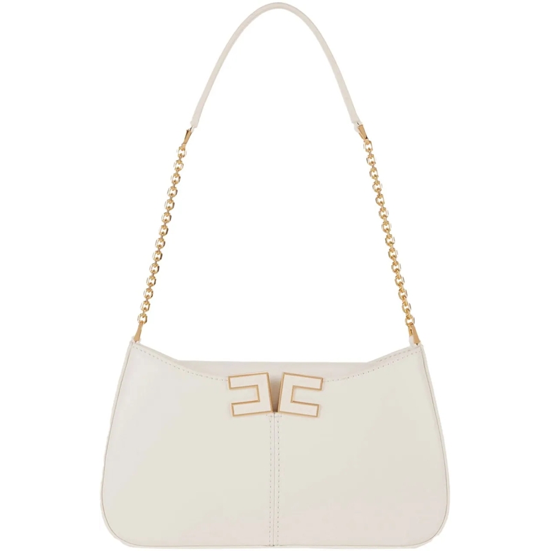 Elisabetta Franchi Tote Bags Ivory weiß