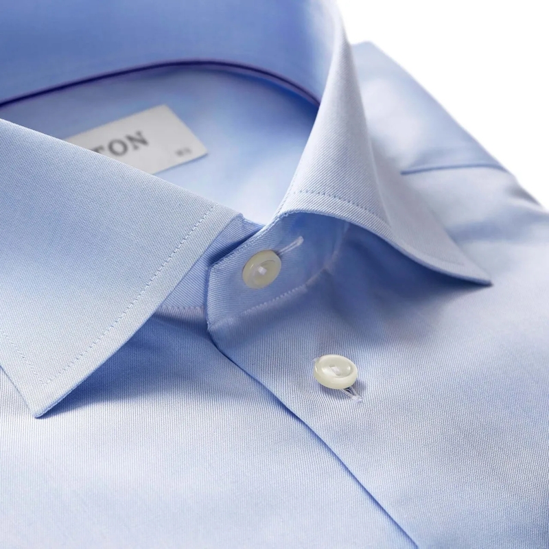 Eton  Eton  Lange Mouw Overhemden Blauw 300079511 21 Bla blau(Image 3)