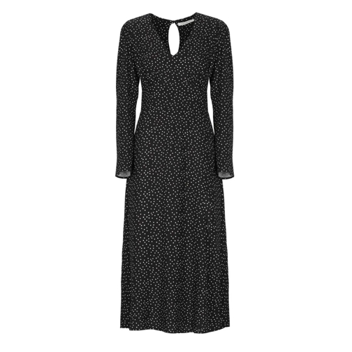 Mar De Margaritas Midi-Kleider Viscose Dress With Pois Black