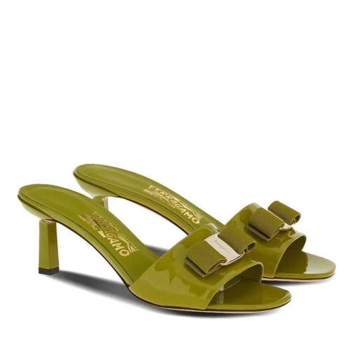 Salvatore Ferragamo Claquette Sandals Green grün