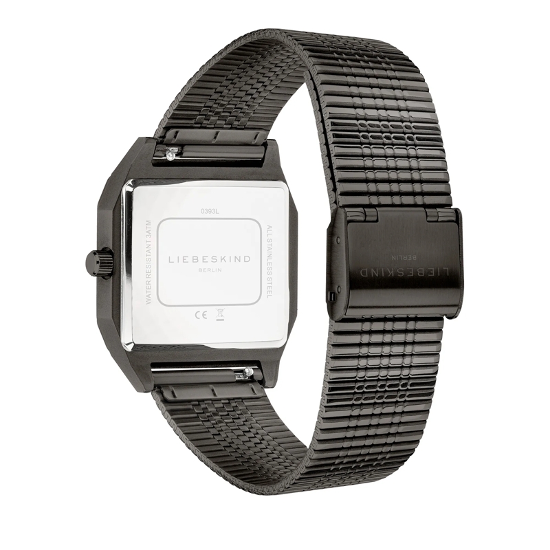 Liebeskind Berlin Quarzuhr Edelstahl Vinyl Vision grau(Image 4)
