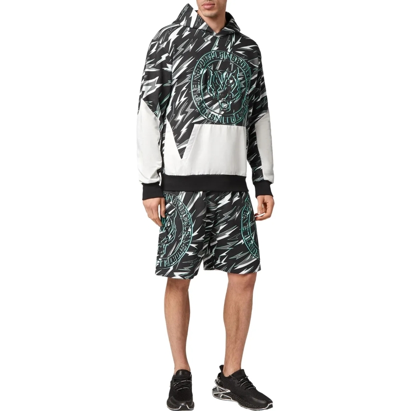 Plein Sport Top Sweatshirt Mit Kapuze Tiger schwarz(Image 4)