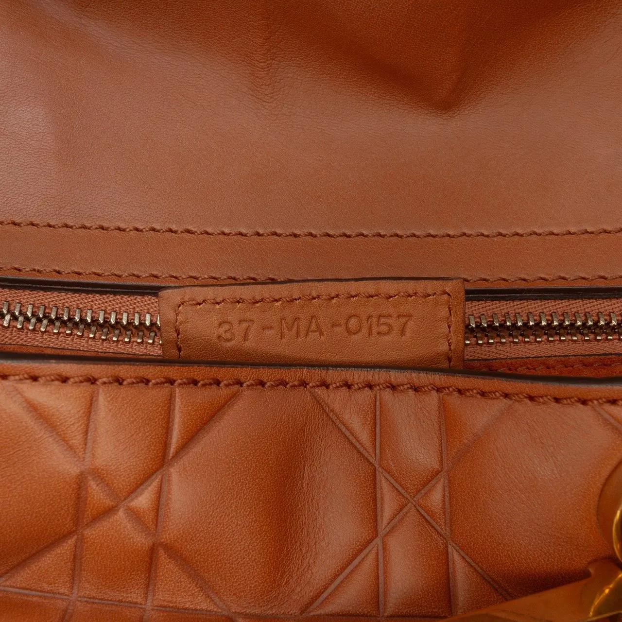 Thumbnail - Christian Dior Hobo Bags - Large Ultra Matte Calfskin Cannage Embossed Lady D - Gr. unisize - in Braun - für Damen