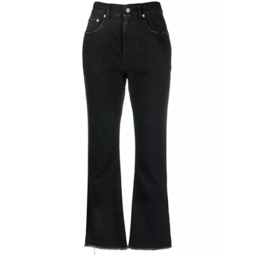 Black deals cropped jeans