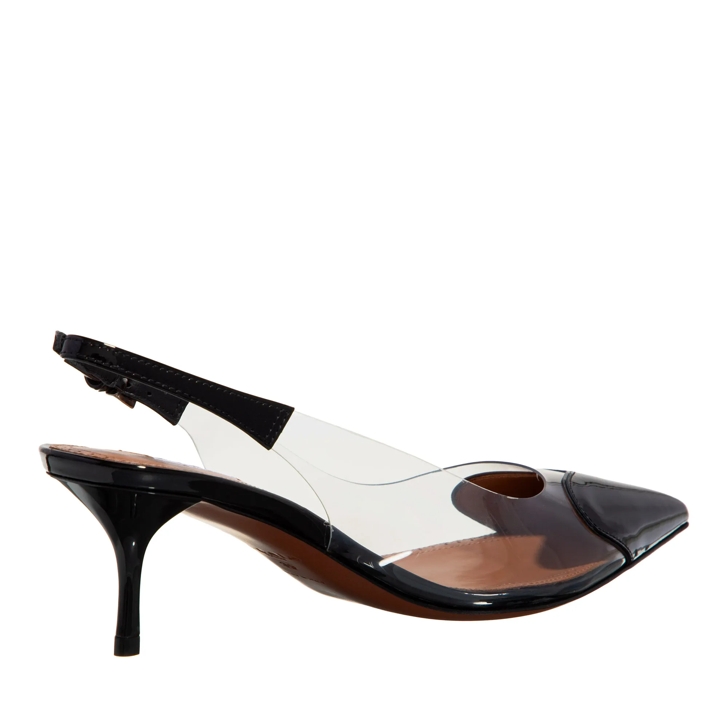 Alaia Le Coeur Slingback Black | Escarpin