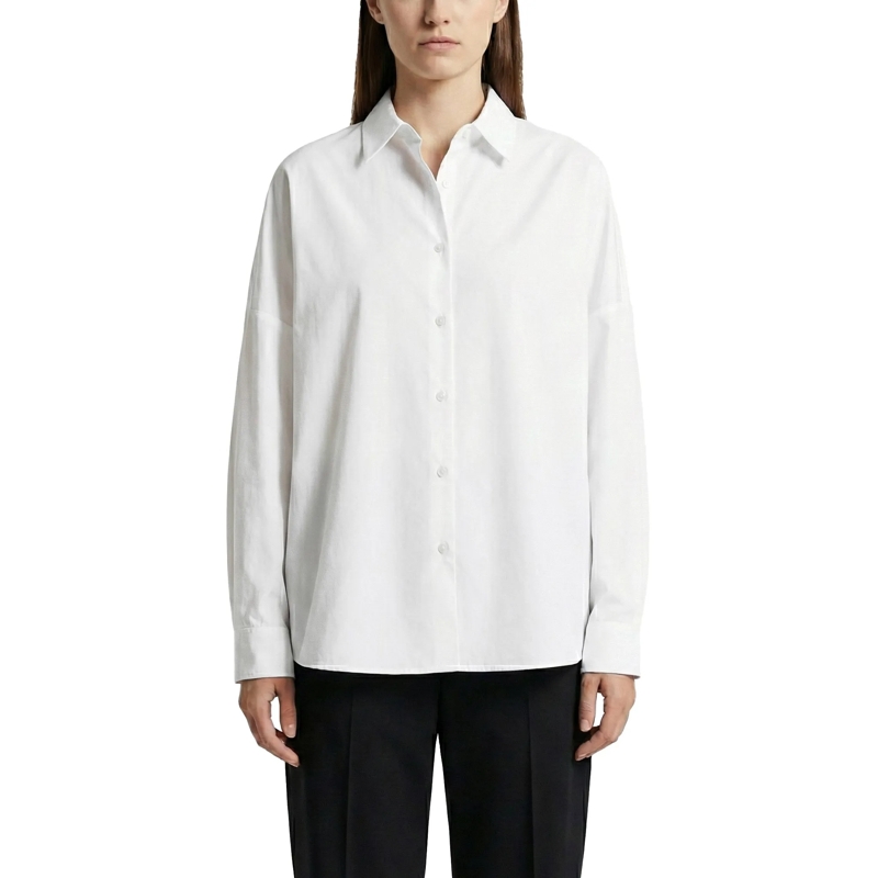 Dries Van Noten Chemisier Oversized Hemdbluse Casia weiß(Image 2)