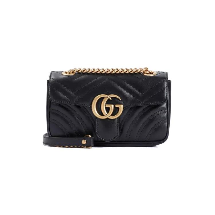 Gucci Shopper - Gg Marmont Matelassé Bag - Gr. unisize - in Schwarz - für Damen