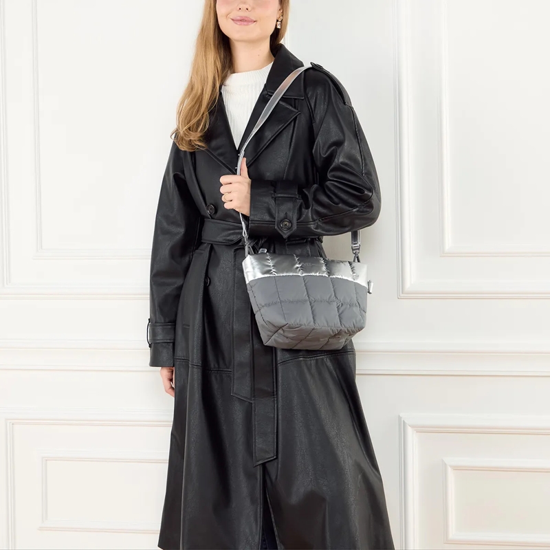 Vee Collective Minitasche Porter Clutch Silver Grey(Image 3)