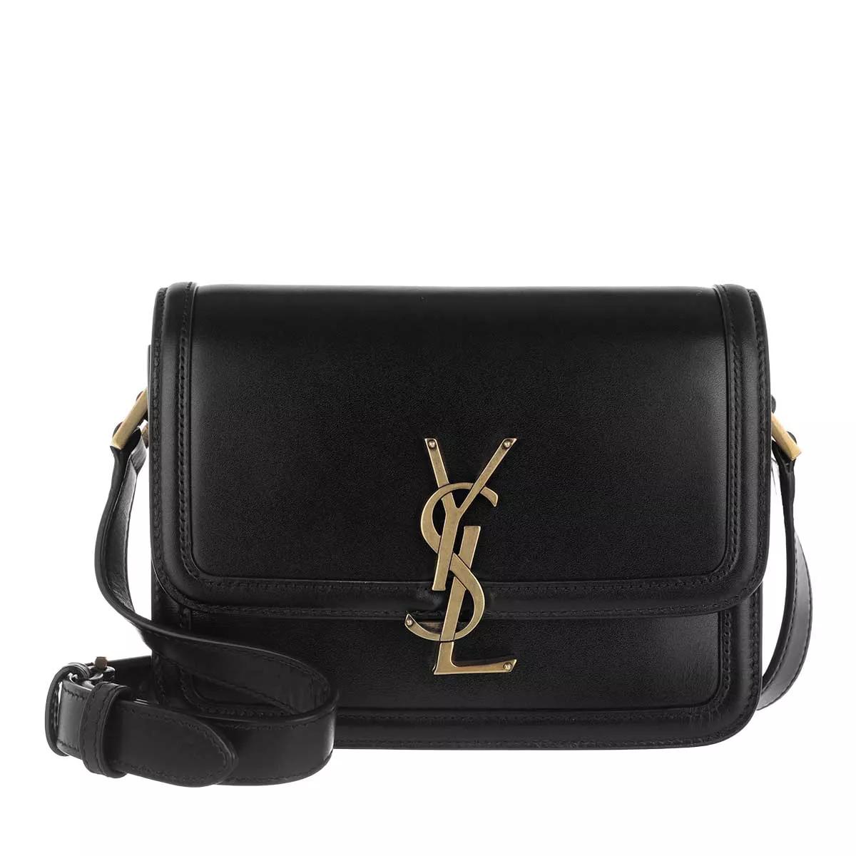 Saint Laurent Solferino Crossbody Bag Leather Nero Crossbodytas