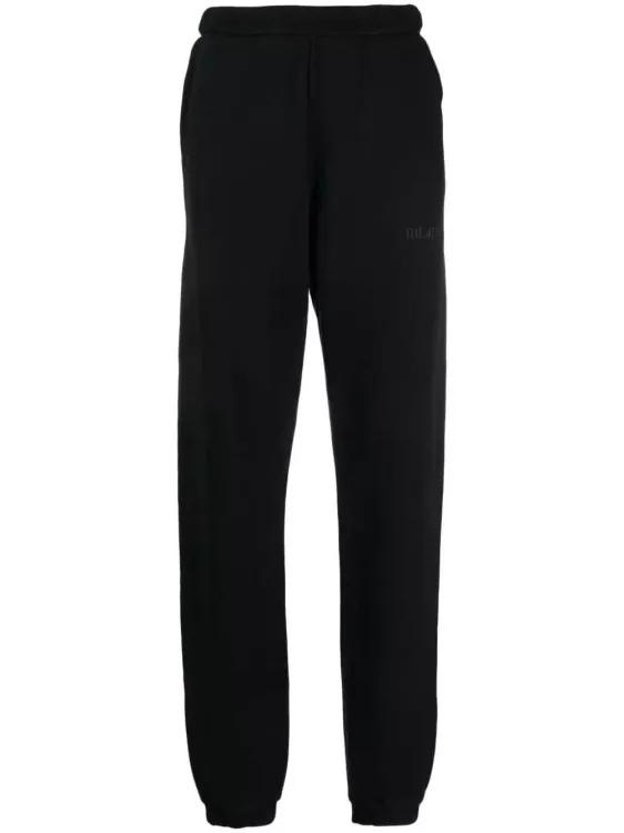 The Attico - Penny Logo-Embossed Cotton Track Pants - Größe 38 - black