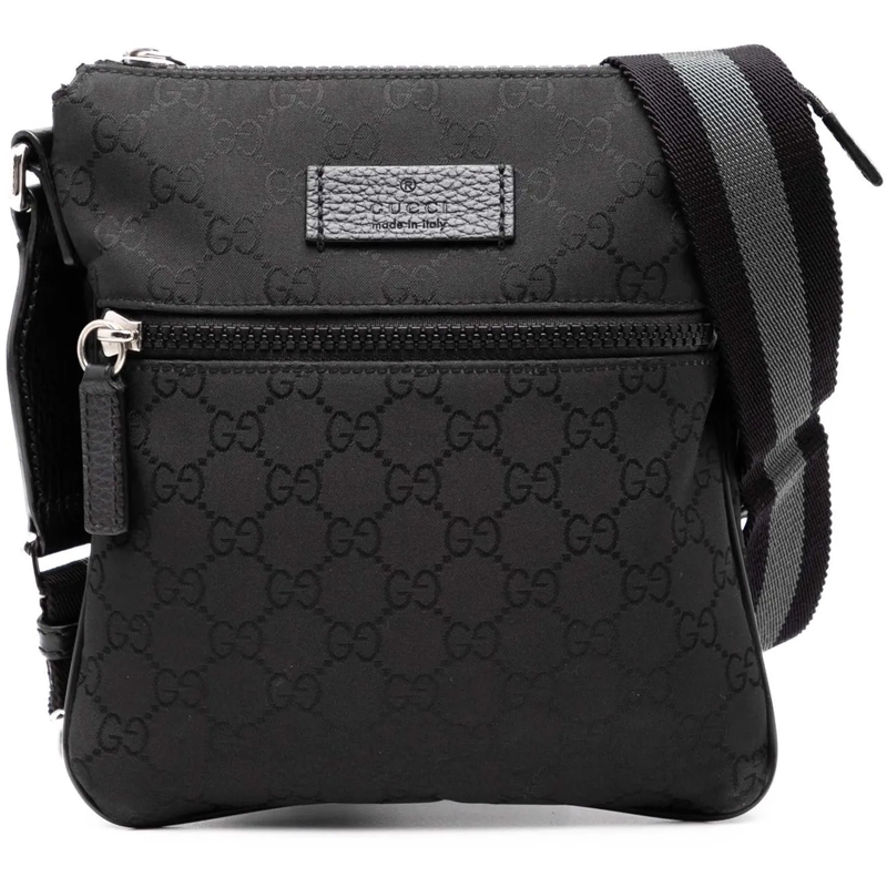 Gucci Sac à bandoulière GG Nylon Web Crossbody schwarz