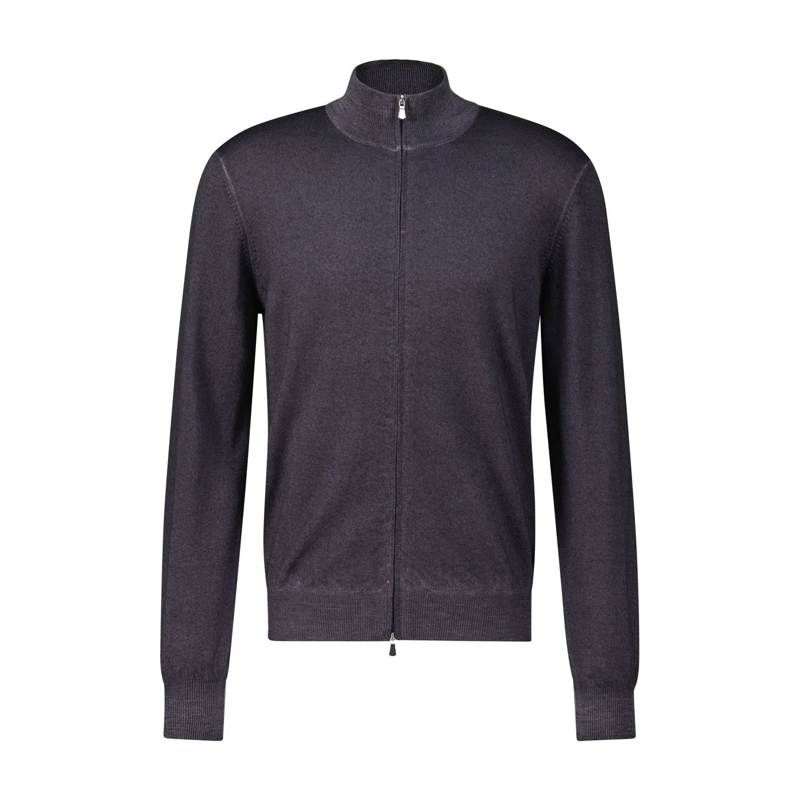 Gran Sasso Cardigan Strickjacke aus Wolle blau(Image 3)