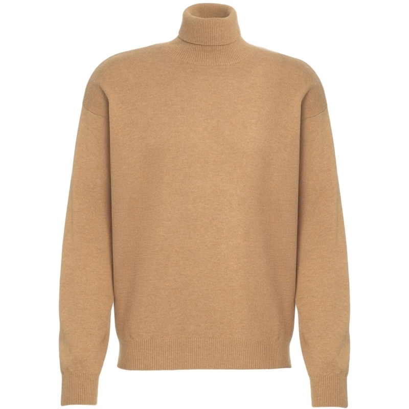 Kangra  Wool blend turtleneck sweater beige