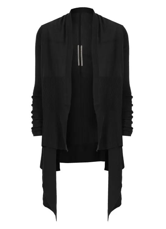 Rick Owens - Black Wool Cardigan - Größe M - schwarz