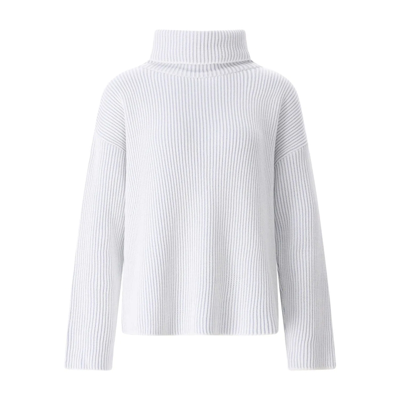 Riani Pullover Pullover mit Rollkragen Hellblau