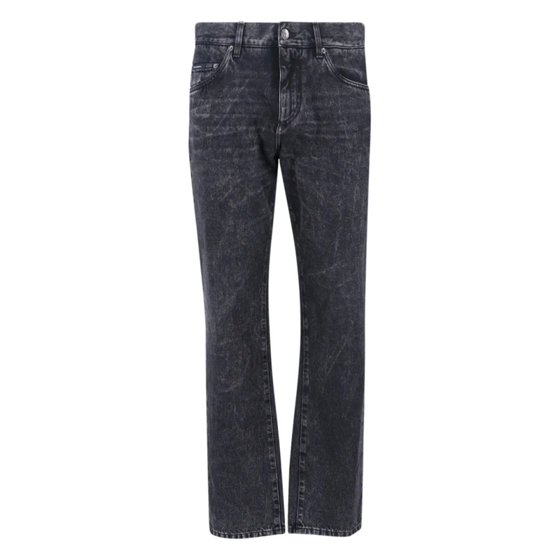 Dolce&Gabbana Jeans Logo Jeans – Black Black