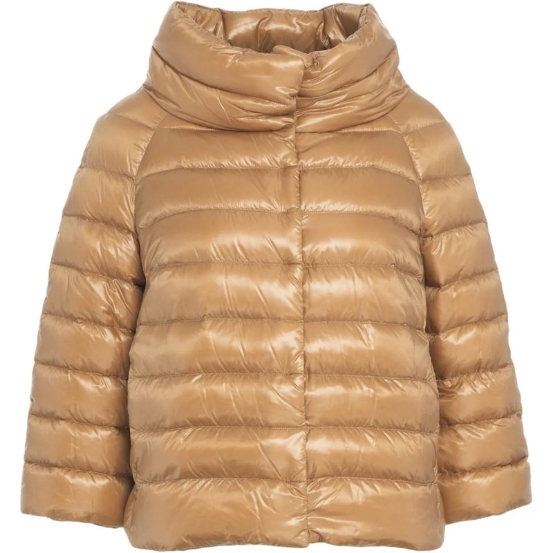 Herno Übergangsjacke Three-quarter sleeve down jacket gold
