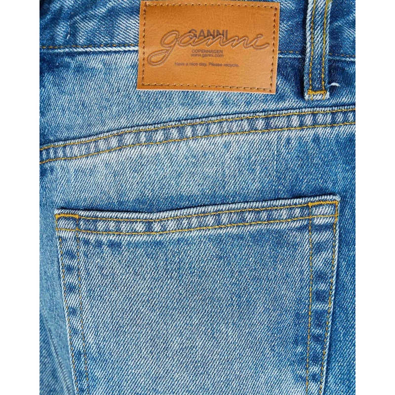 GANNI Boyfriend-Jeans Jeans Tint Wash blau(Image 3)