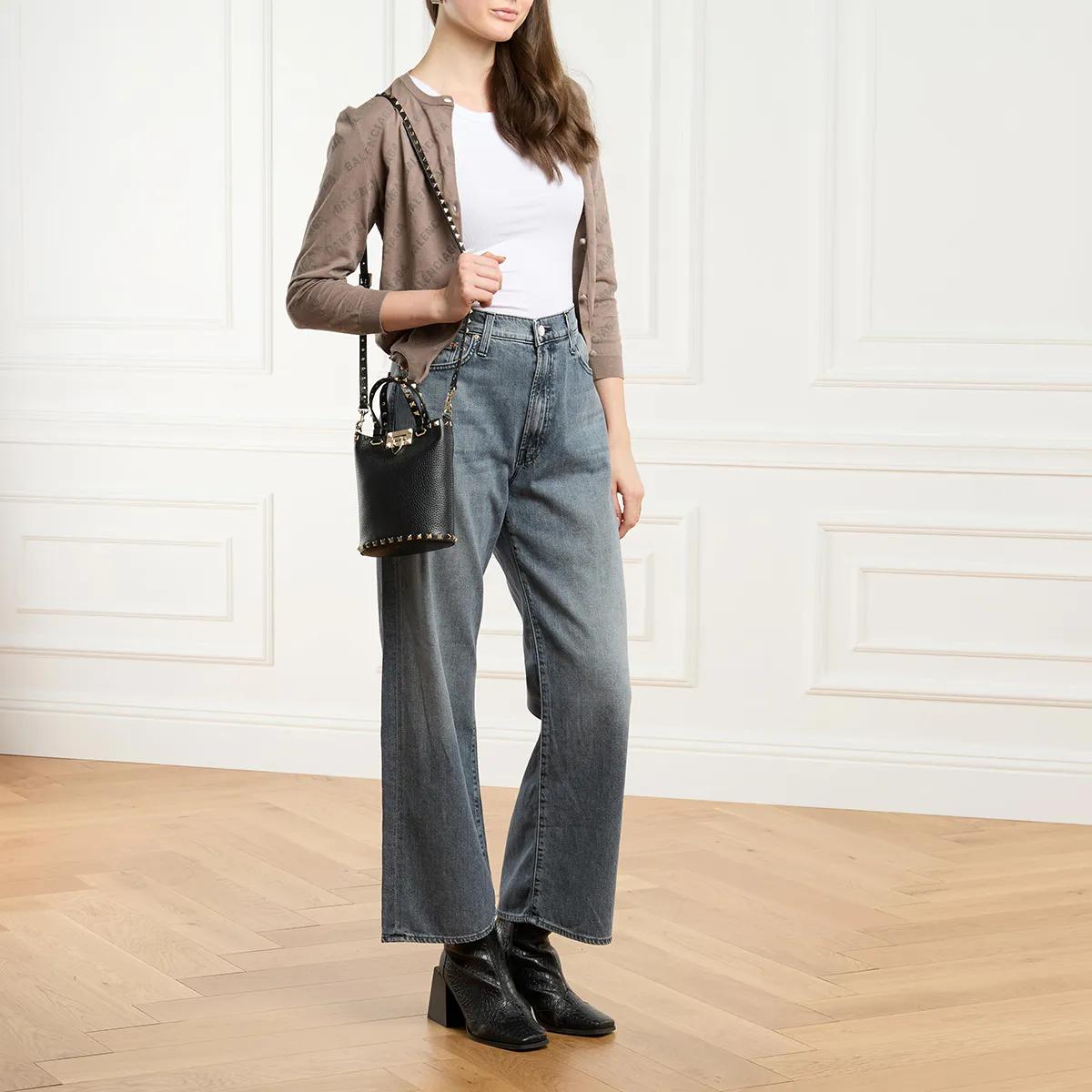 Valentino Garavani Crossbody bags Rockstud Mini Tote in zwart