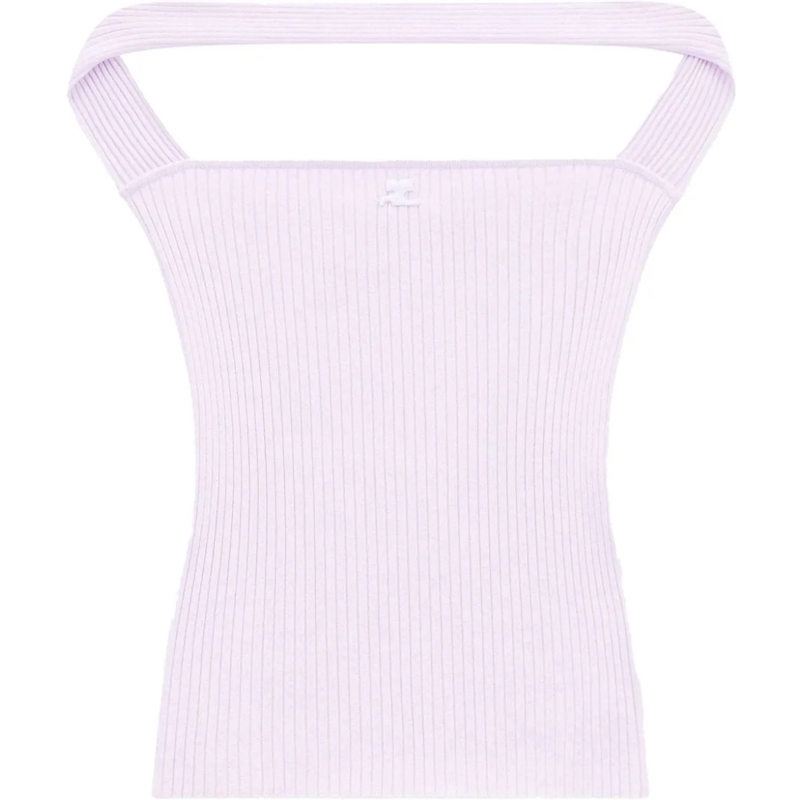 Courrèges T-Shirt Top Grey grau