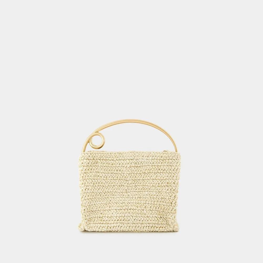 Cult Gaia Crossbody bags Lalli Top Handle Purse Synthetic Neutral in beige