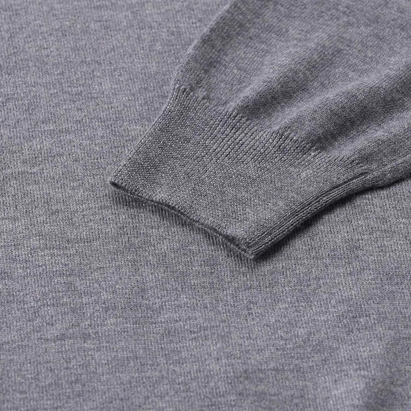 Gran Sasso Rollkragenpullover Rollkragen-Pullover aus Schurwolle grau(Image 3)