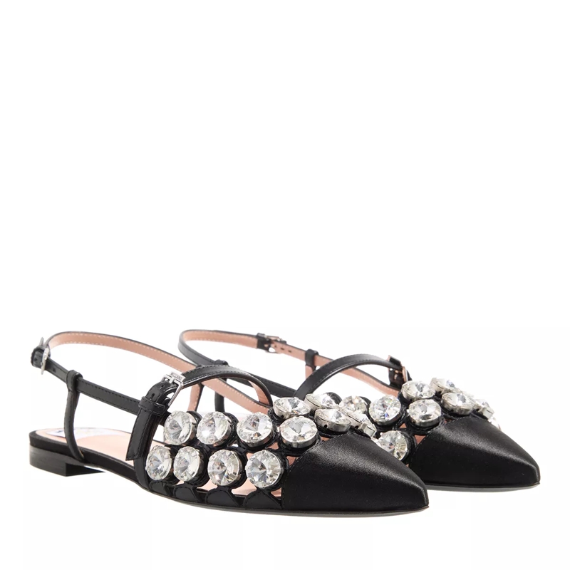 Moschino Ballerinas Scarpad.Em Mh63/5 Raso+Vit Nero