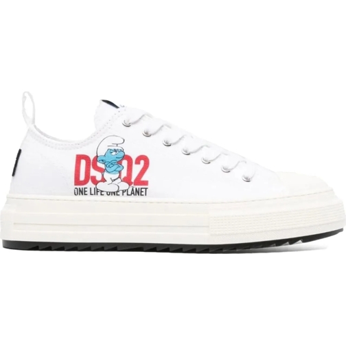 Dsquared2 Low-Top Sneaker Smurfs Grouchy Low Top Sneakers weiß