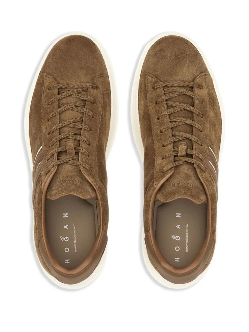 Thumbnail - Hogan Low-Top Sneaker - Earth Brown Leather Sneakers - Gr. 7 - in Braun - für Damen