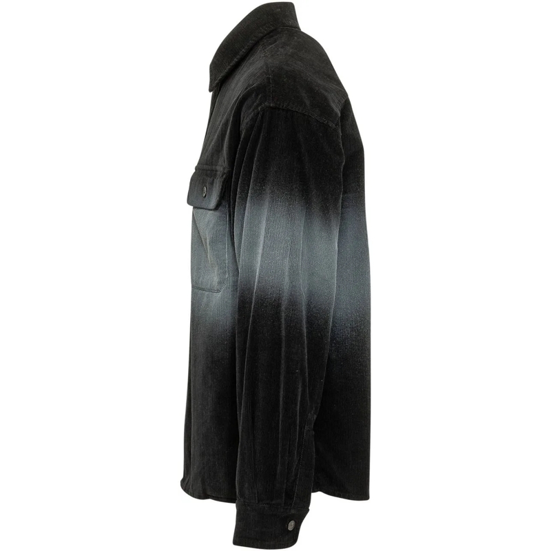 Palm Angels Legeres Oberteil Camicia in Denim con Tasche schwarz(Image 3)