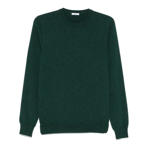 Malo Pullover Cashmere Crew Neck Sweater Green