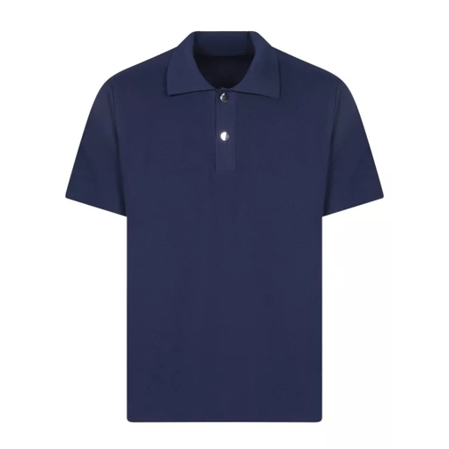 Jacquemus Viscose Polo Shirt Blue 