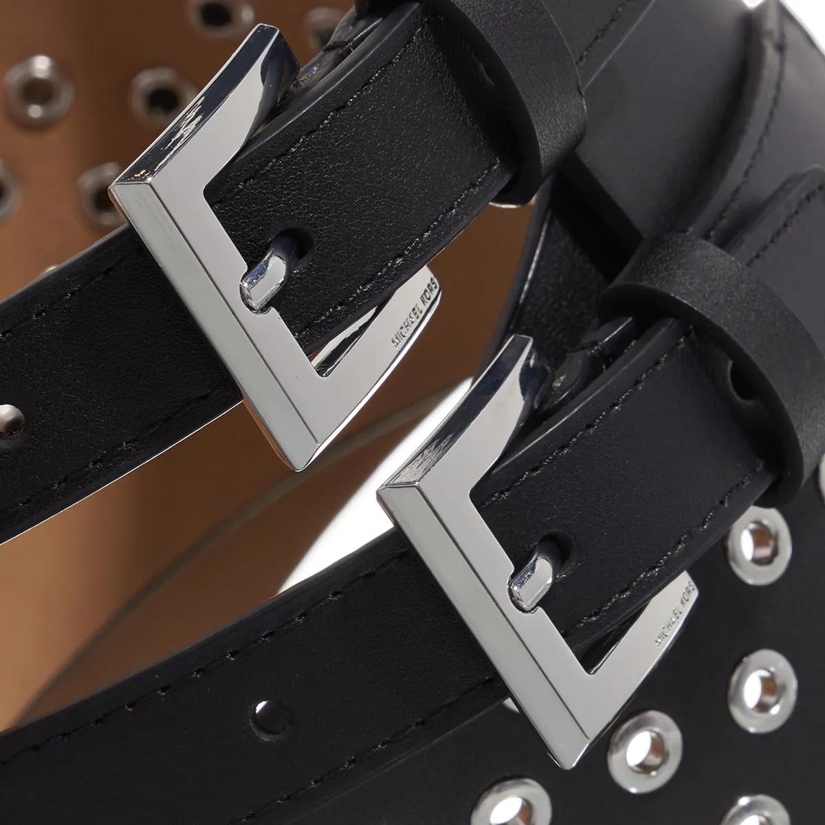 Leather Belts Michael Kors Studded Belt Michael Kors Black Premium